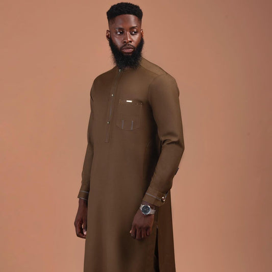 brown kaftan